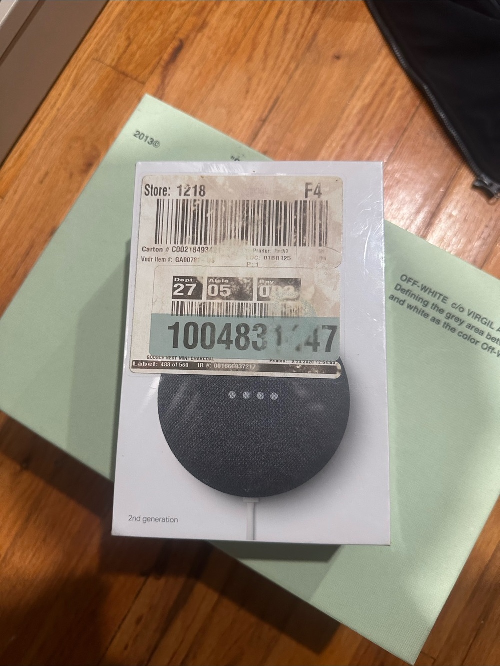Google Nest Mini (2nd Generation) Smart Speaker - Charcoal BRAND NEW